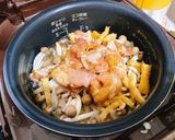鶏モモの炊き込みご飯作り方4写真
