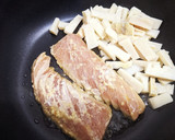 マグロの蒲焼き風と筍の炒めもの作り方3写真
