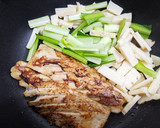 マグロの蒲焼き風と筍の炒めもの作り方4写真