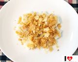 簡単！レンチン2分「ちくわぶポテチピザ」作り方2写真