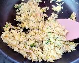 余ったご飯で!簡単★江戸菜チャーハン作り方3写真