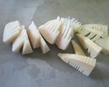 生筍の棒棒鶏風和え物作り方2写真