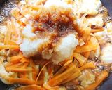 ☆節約にも♪鶏肉と人参のみぞれ煮☆作り方3写真