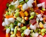 冷凍野菜のゴリゴリサラダ作り方2写真