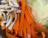 にんじんと玉ねぎのきんぴら作り方1写真