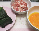 和風⭐️ほうれん草の炒め物作り方1写真