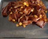 牛バラ肉と彩り野菜のガリバタライス作り方3写真