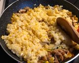 牛バラ肉と彩り野菜のガリバタライス作り方7写真