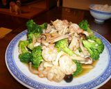 えびとブロッコリーの中華炒め作り方5写真
