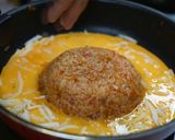 チーズ卵トッピング!「キムチチャーハン」作り方18写真