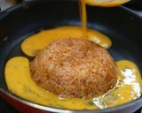 チーズ卵トッピング!「キムチチャーハン」作り方17写真
