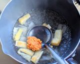らっきょうの味噌汁作り方3写真