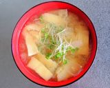 らっきょうの味噌汁作り方5写真