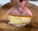【パパの覚書】極上チーズ卵入りハムカツ作り方3写真