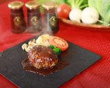 ハンバーグ　赤ワインソース作り方13写真