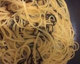 【簡単】塩こんぶ&アボカド和風パスタ作り方3写真