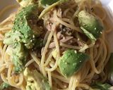 【簡単】塩こんぶ&アボカド和風パスタ作り方4写真