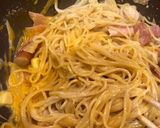 フライパン1つでカルボナーラ作り方6写真