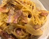 フライパン1つでカルボナーラ作り方8写真