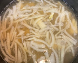 たけのこと玉ねぎの生姜スープ作り方4写真