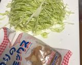 海鮮チゲ風味の巣ごもりキャベツ作り方1写真