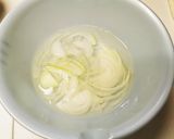 さば缶の玉ねぎと青じそのせ作り方2写真