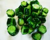 蛇腹キュウリの酢の物♬作り方3写真