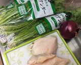 パクチーサラダ　コリアン大量消費作り方1写真