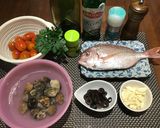 フライパンで作るアクアパッツァ作り方1写真
