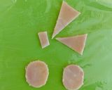 鬼滅の刃 竈門禰豆子のお顔パーツ作り方11写真