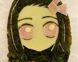 鬼滅の刃 竈門禰豆子のお顔パーツ作り方15写真