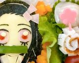 鬼滅の刃 竈門禰豆子のお顔パーツ作り方17写真