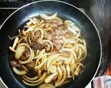他人丼 牛肉作り方4写真