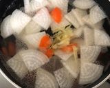 ぶりのあら汁　作り方1写真