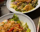 タイ風春雨と海老と 卵炒りつけサラダ作り方20写真