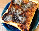 食パンとご飯ですよを塗りつけて食べる作り方5写真