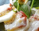 たこと長芋のレモン風味のカルパッチョ♪作り方5写真