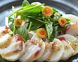 たこと長芋のレモン風味のカルパッチョ♪作り方6写真
