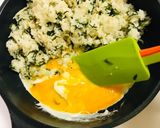 冷凍ちりめん入り 春菊チャーハン　炒飯作り方4写真