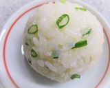 桜えび塩*葱*胡麻*七味のおむすび作り方4写真
