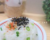 桜えび塩*葱*胡麻*七味のおむすび作り方5写真