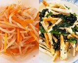 簡単　フライパンビビンバ作り方1写真