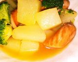 ♥ハヤトウリor蕪とウインナーのスープ煮作り方8写真