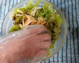 サニーレタス酢味噌もみ・熱々ジャコのせ作り方5写真