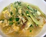 ふんわり卵とカイワレみょうがのスープ作り方6写真