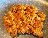 残ったキーマカレーでチーズパスタ作り方2写真