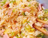 ランチに☆簡単！レタスたっぷりチャーハン作り方2写真
