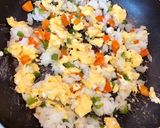 離乳食後期★野菜たっぷり卵チャーハン作り方5写真