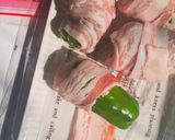 簡単！丸ごとピーマンの肉巻き作り方2写真