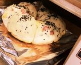 小麦粉で作るチーズごまパン作り方5写真